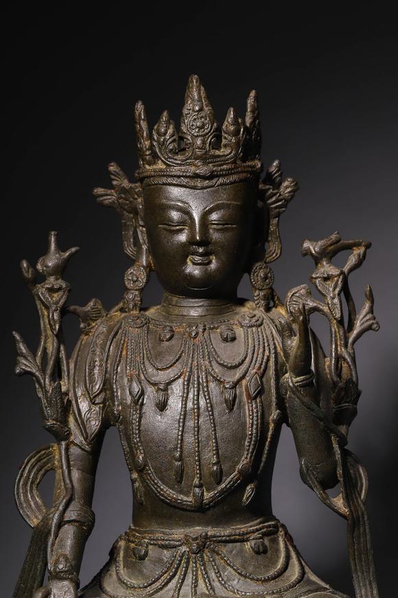 明 铜观音菩萨像