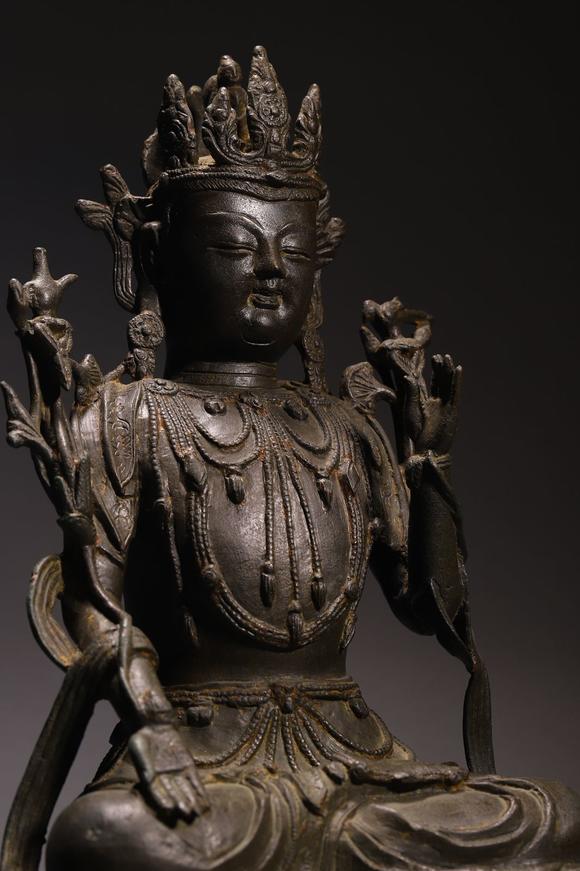 明 铜观音菩萨像