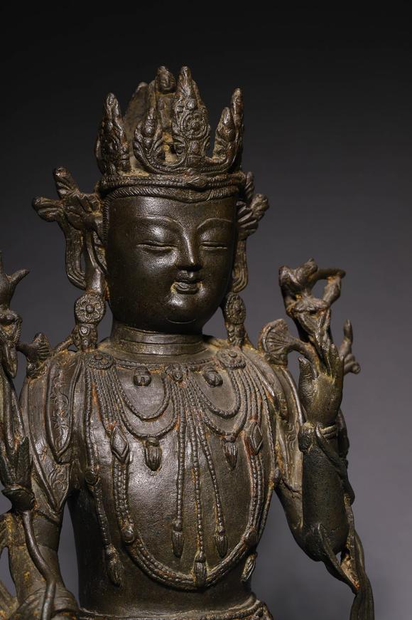 明 铜观音菩萨像