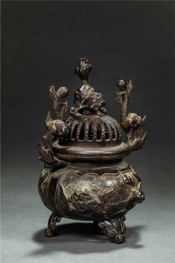 copper censer from ming 明代宣德香炉