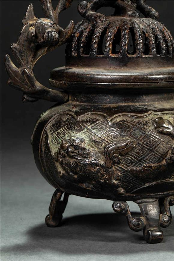 copper censer from ming 明代宣德香炉