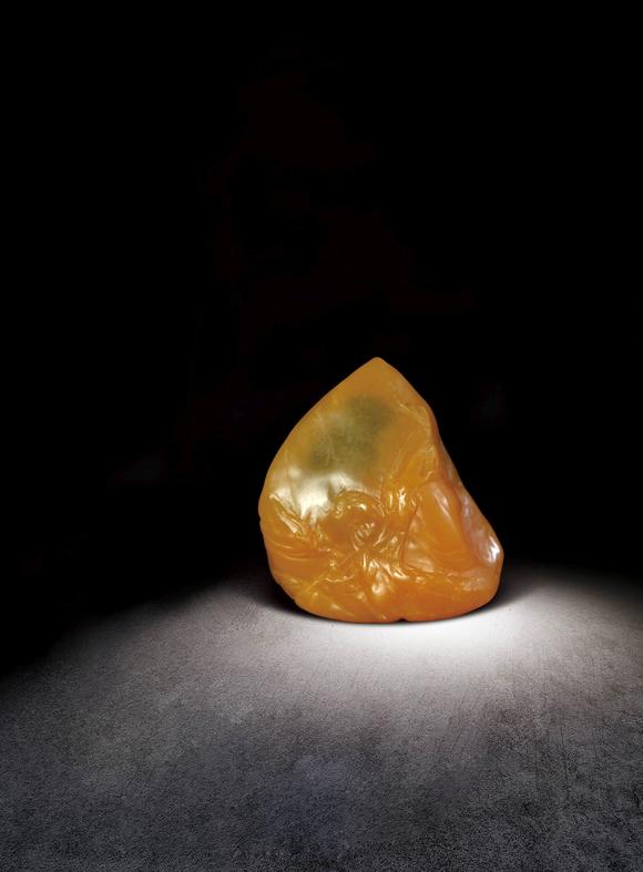 福建寿山上品金皮绿田黄冻石