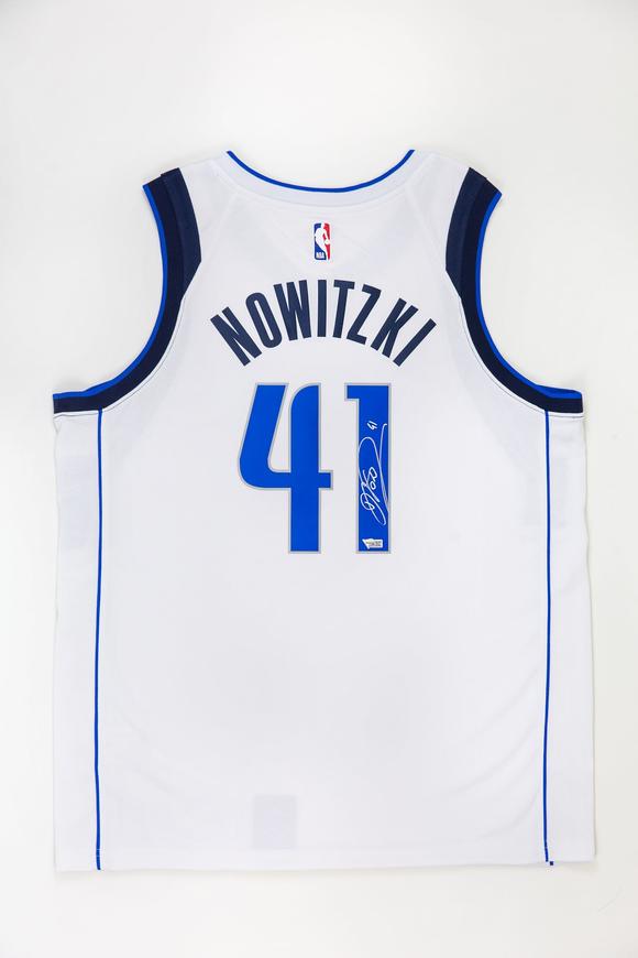 德克诺维茨基dirknowitzki白色亲签sw球衣