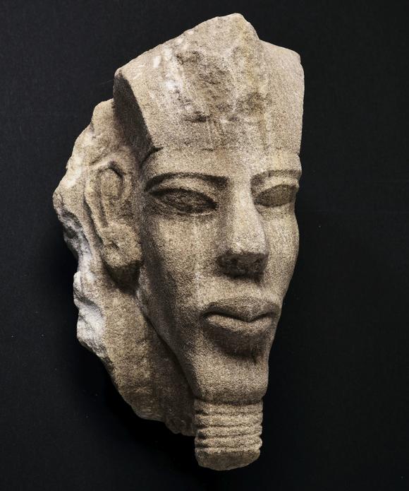 古埃及石雕头像