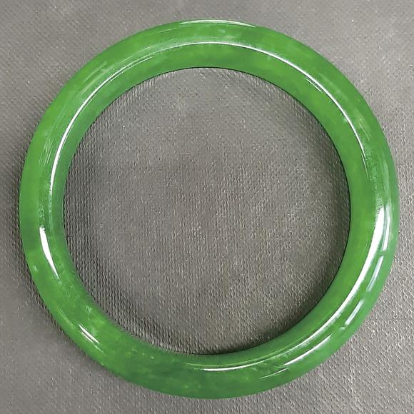 书画艺拍冰翠玉手镯