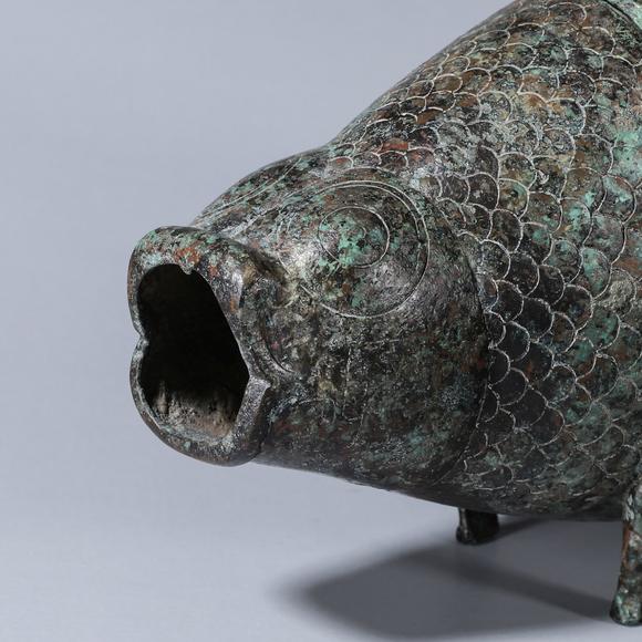 afishpatternedbronzezun青铜鱼尊