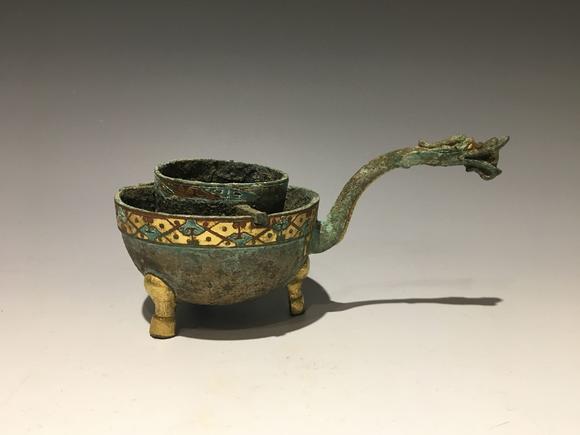 tg bowo incoporation汉代错金镶松石温酒器