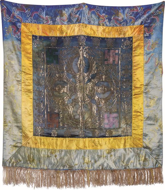 刺绣金刚杵唐卡