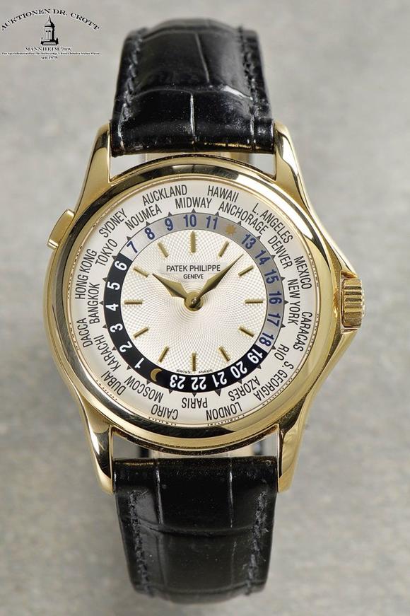 百达翡丽 日内瓦 "world time", 机芯号 3212016,表壳号 4191127,参考