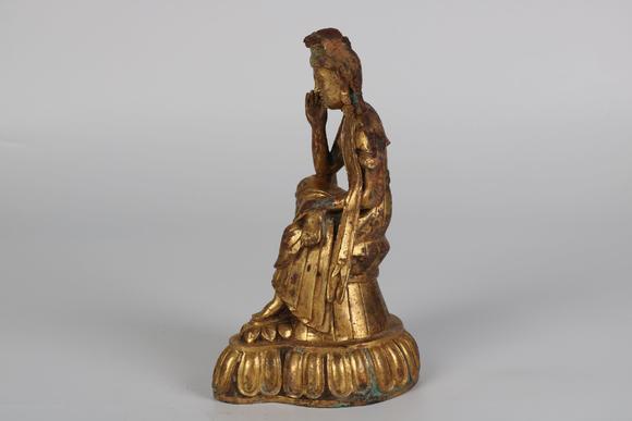 northern wei period 北魏 鎏金思维菩萨