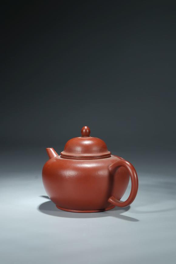 现代江建翔制兢媚清香紫砂壶