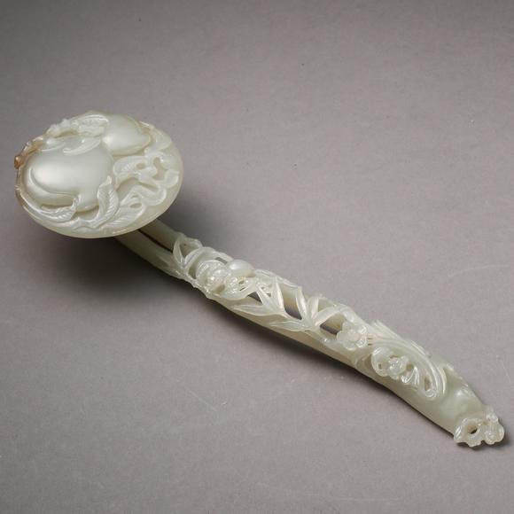 中国古代和田玉如意 ancient chinese hetian jade ruyi