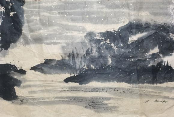 赵无极赵无极山水 赵无极赵无极山水估价 赵无极赵无极山水高清大图 易拍全球香港淘珍淘珍2020第十二期拍卖会拍品介绍