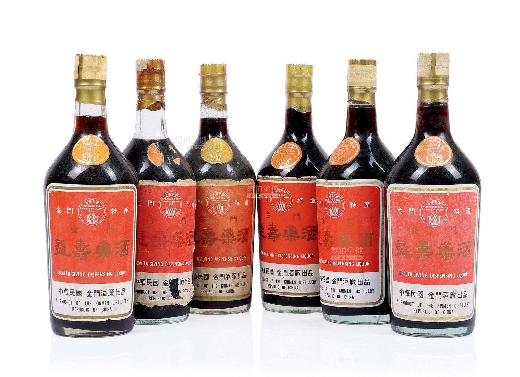 80年代台湾金门益寿药酒 80年代台湾金门益寿药酒估价 80年代台湾金门益寿药酒高清大图 易拍全球华艺国际稀世真藏 名酿 养生 金工雅器拍品介绍